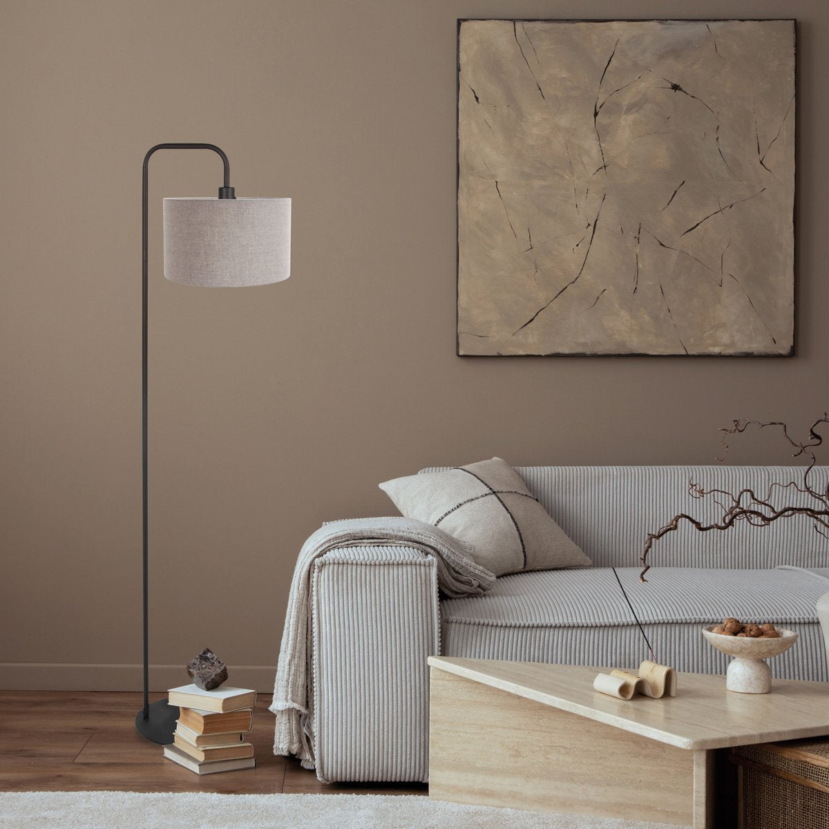 Lampadaire Forma noir