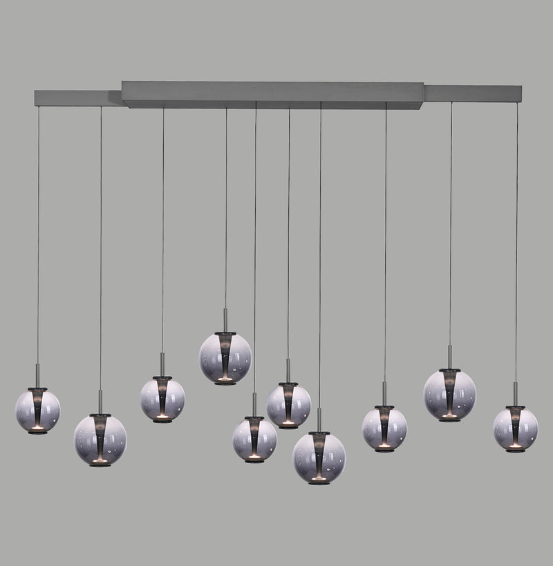 Suspension Pure E-Infinity grise, L 198 cm