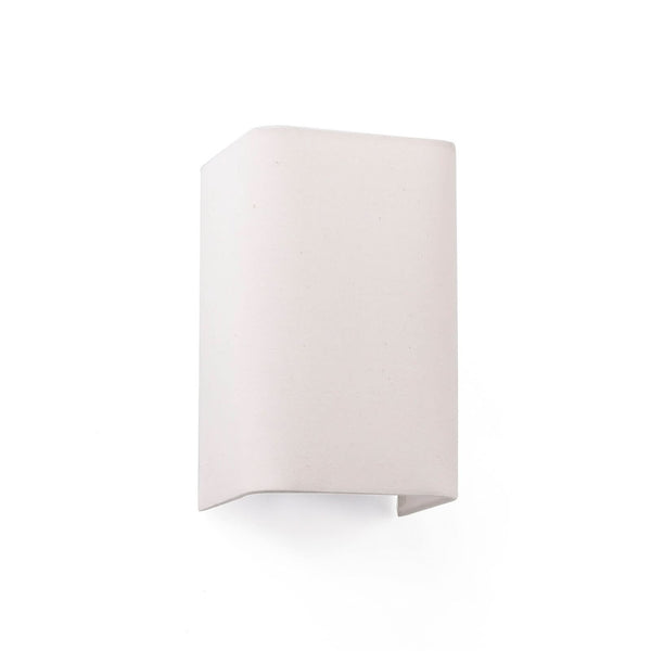 Applique murale Cotton en tissu, beige, hauteur 20 cm, 15 W, largeur 12 cm