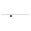 Applique murale LED Coordinates Wall 1 en aluminium, platine, hauteur 9 cm