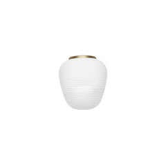 Applique murale Rituals 3 en verre, doré et blanc, hauteur 21 cm