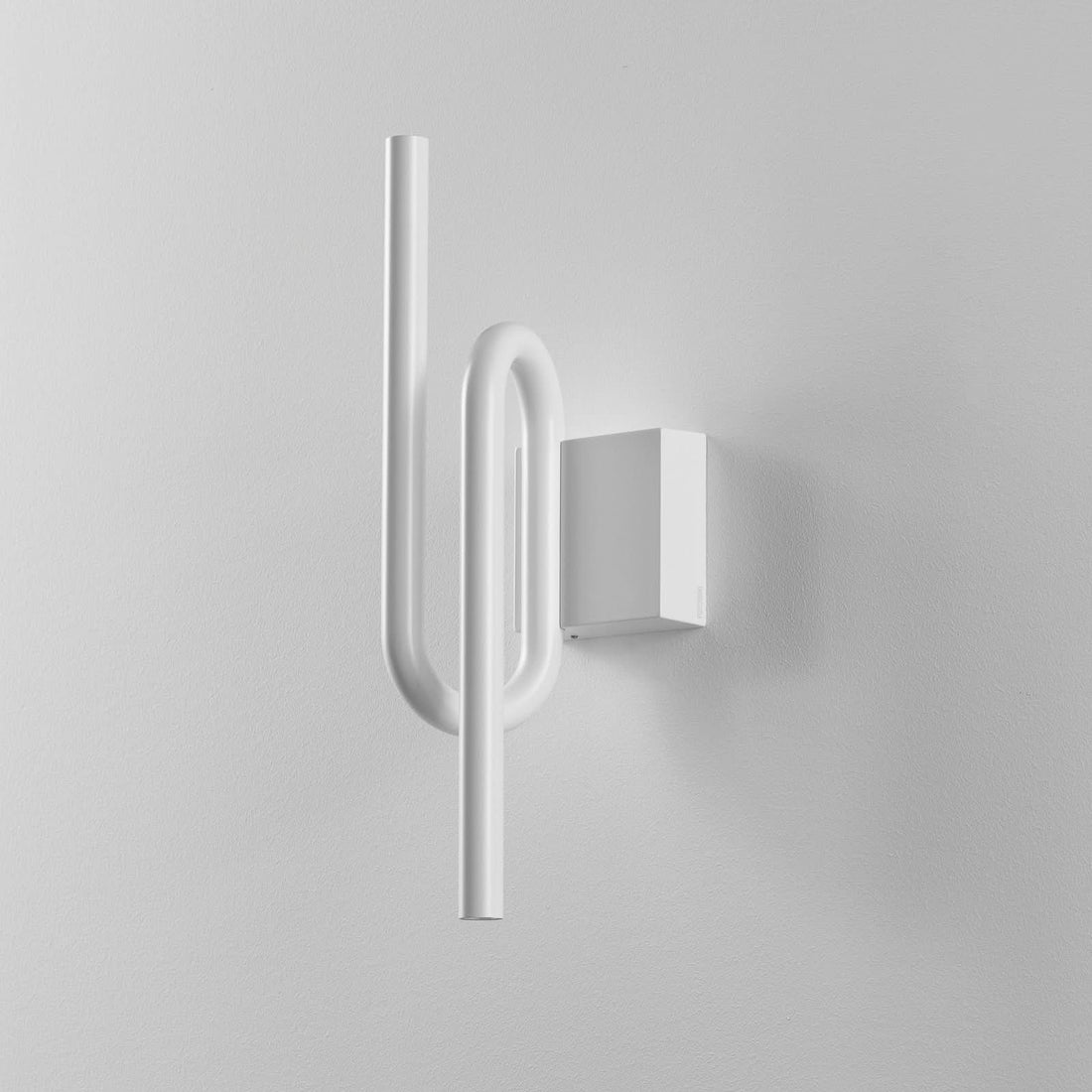 Applique murale LED Tobia en métal, blanc, hauteur 40 cm