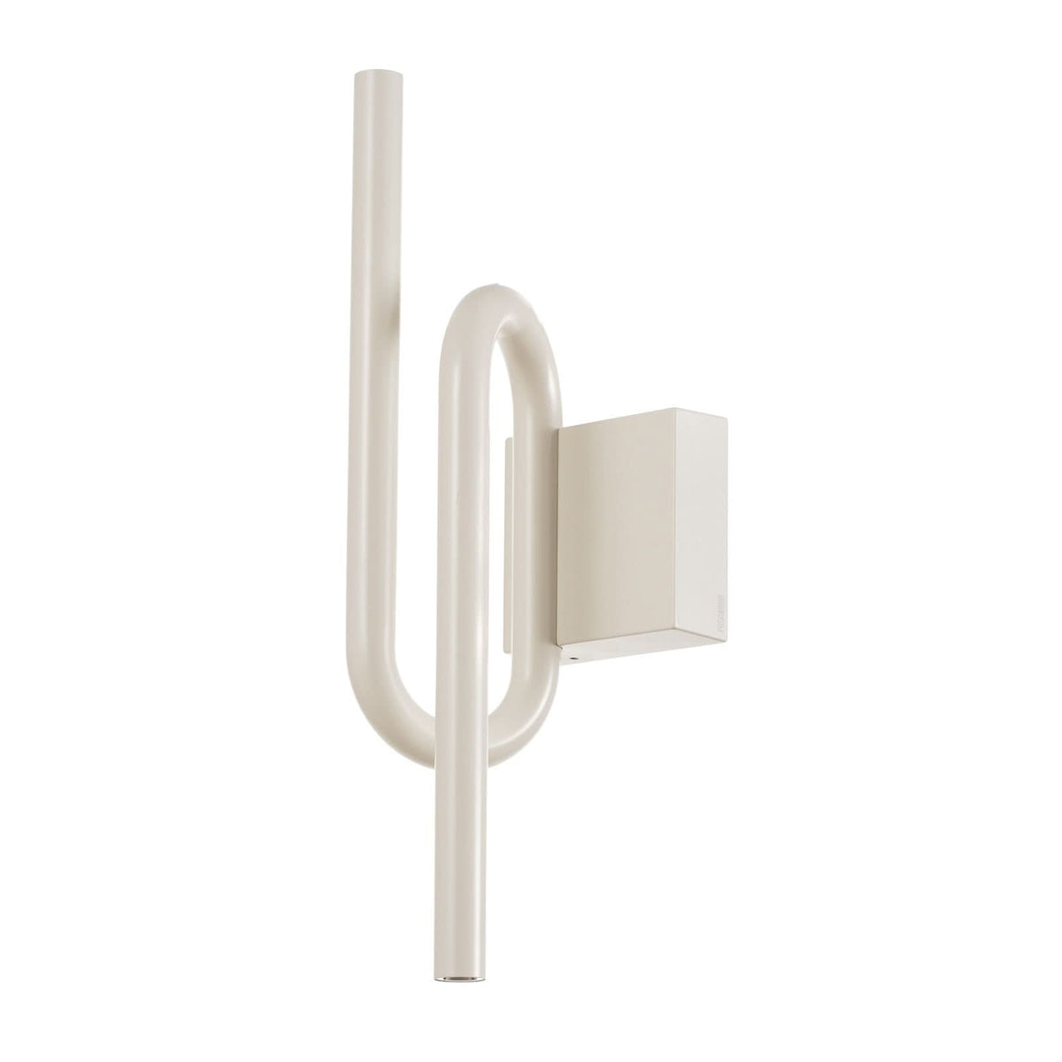 Applique murale LED Tobia en métal, blanc, hauteur 40 cm