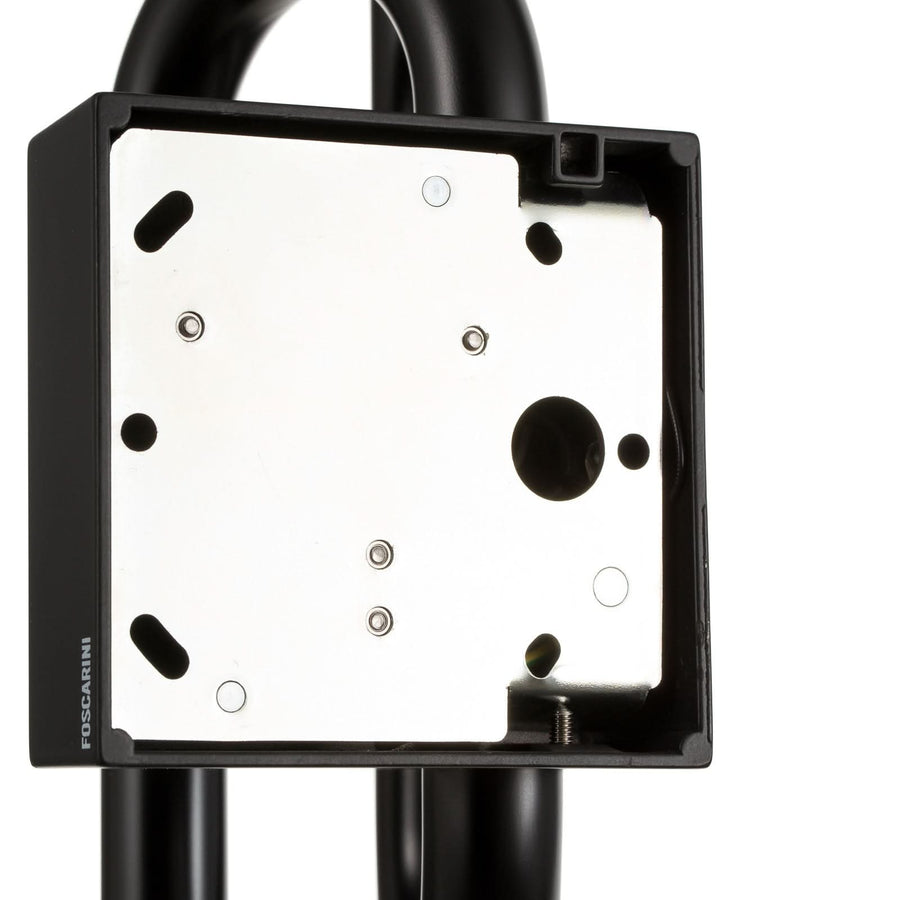 Applique murale LED Tobia en métal, noir, hauteur 40 cm