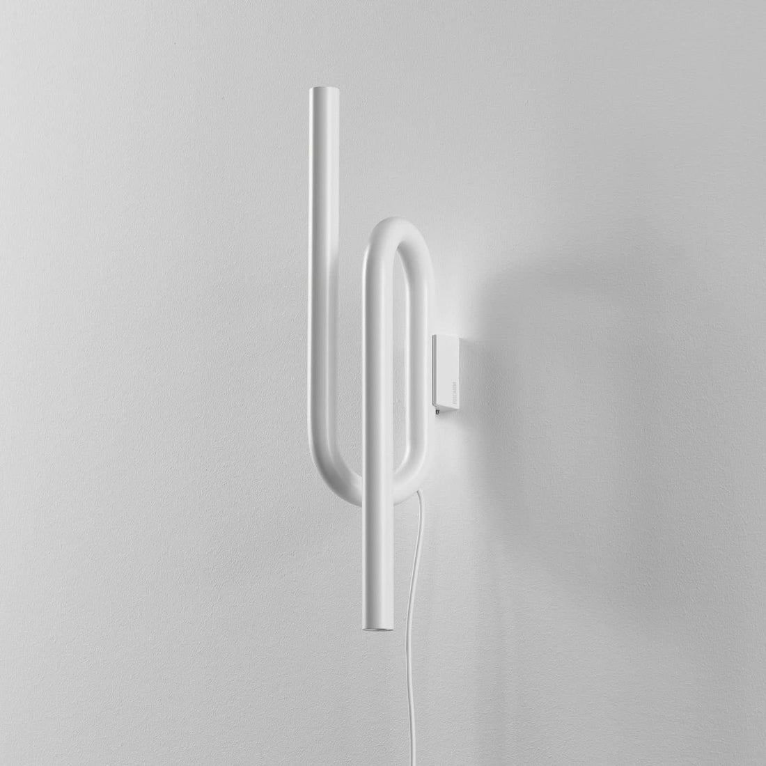 Applique murale LED Tobia en métal, blanc, 2 lumières, hauteur 40 cm