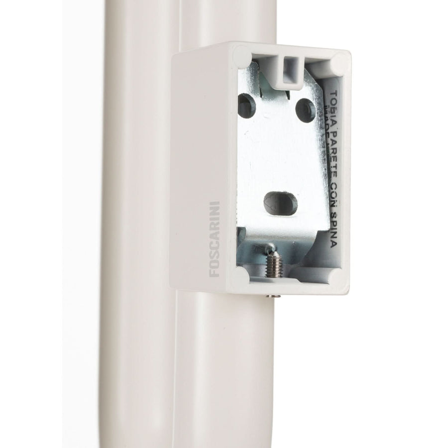 Applique murale LED Tobia en métal, blanc, 2 lumières, hauteur 40 cm