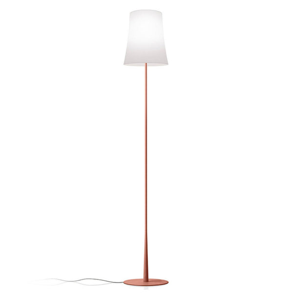 Lampadaire Birdie Easy en métal, rouge et blanc, hauteur 150 cm
