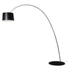 Lampadaire LED Twiggy en verre, noir, hauteur 223,5 cm