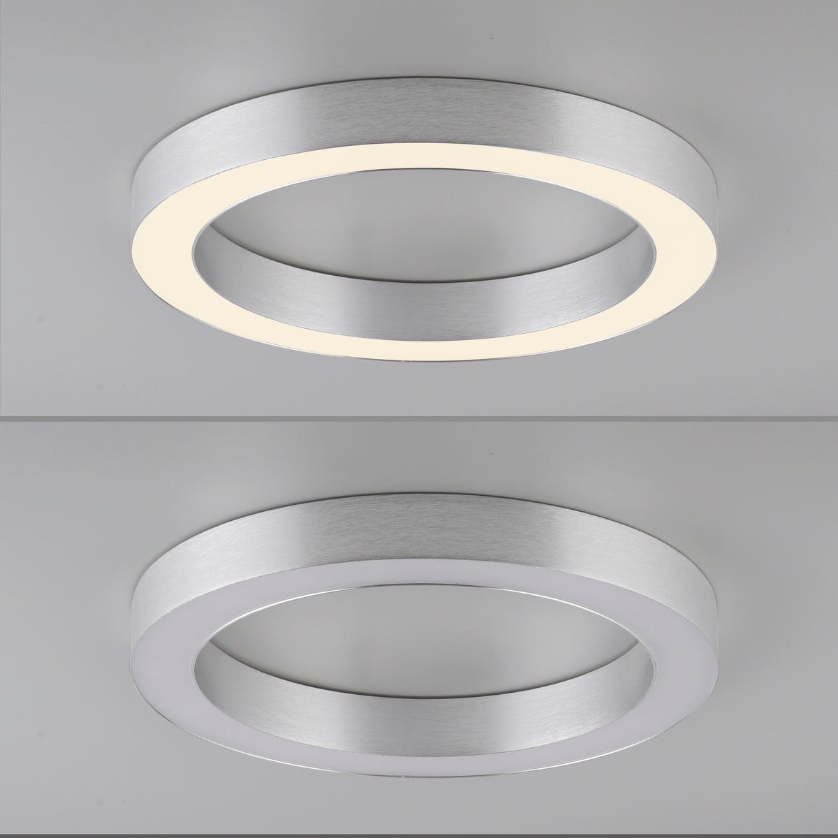 Plafonnier Pure Lines Round acier
