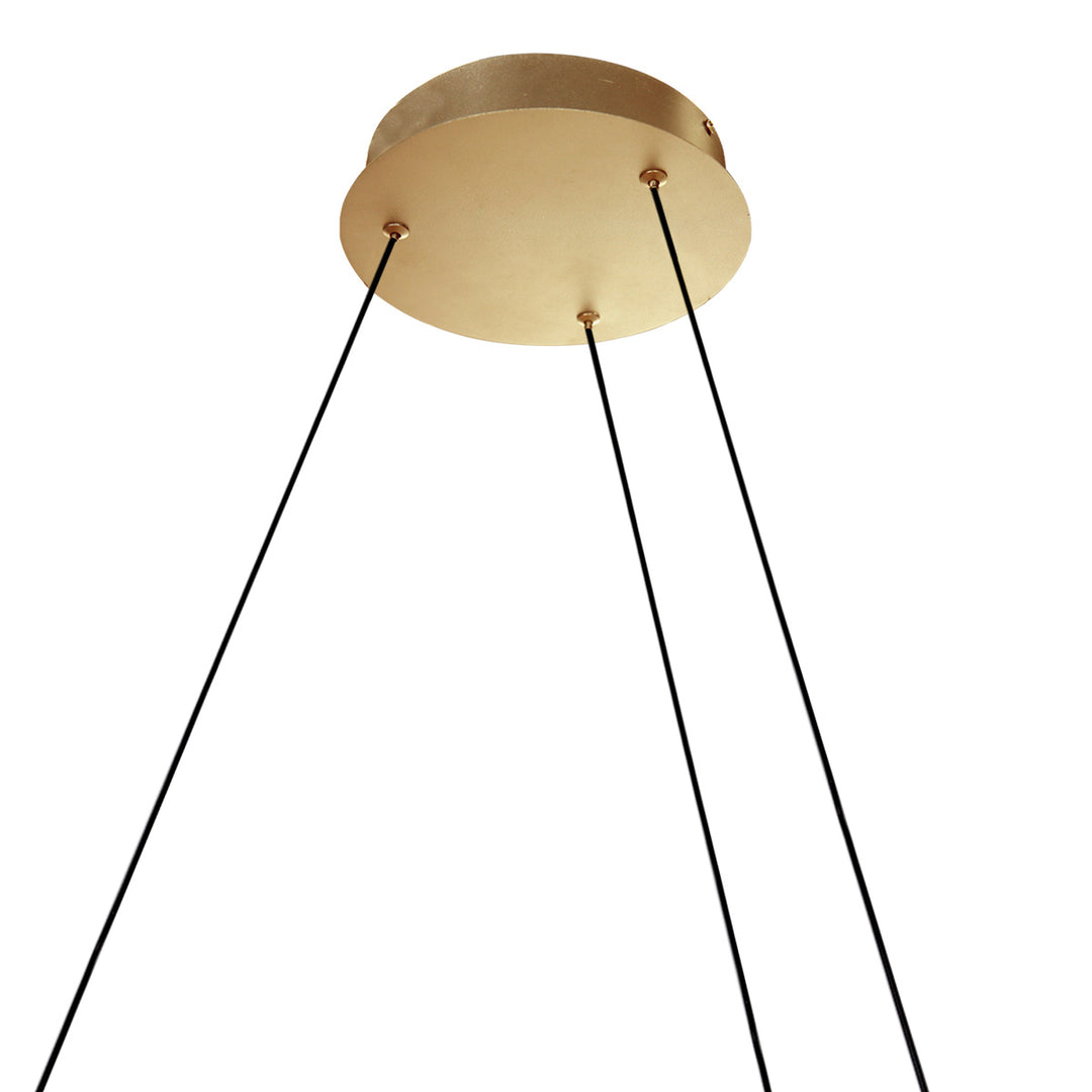Lustre Suspendu Or Élégant | Enir