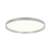 Plafonnier couleur acier Flady 3685ST Ø40 cm