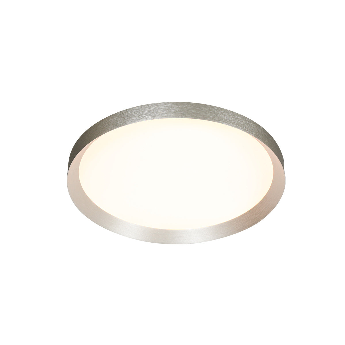 Plafonnier couleur acier Flady 3685ST Ø40 cm