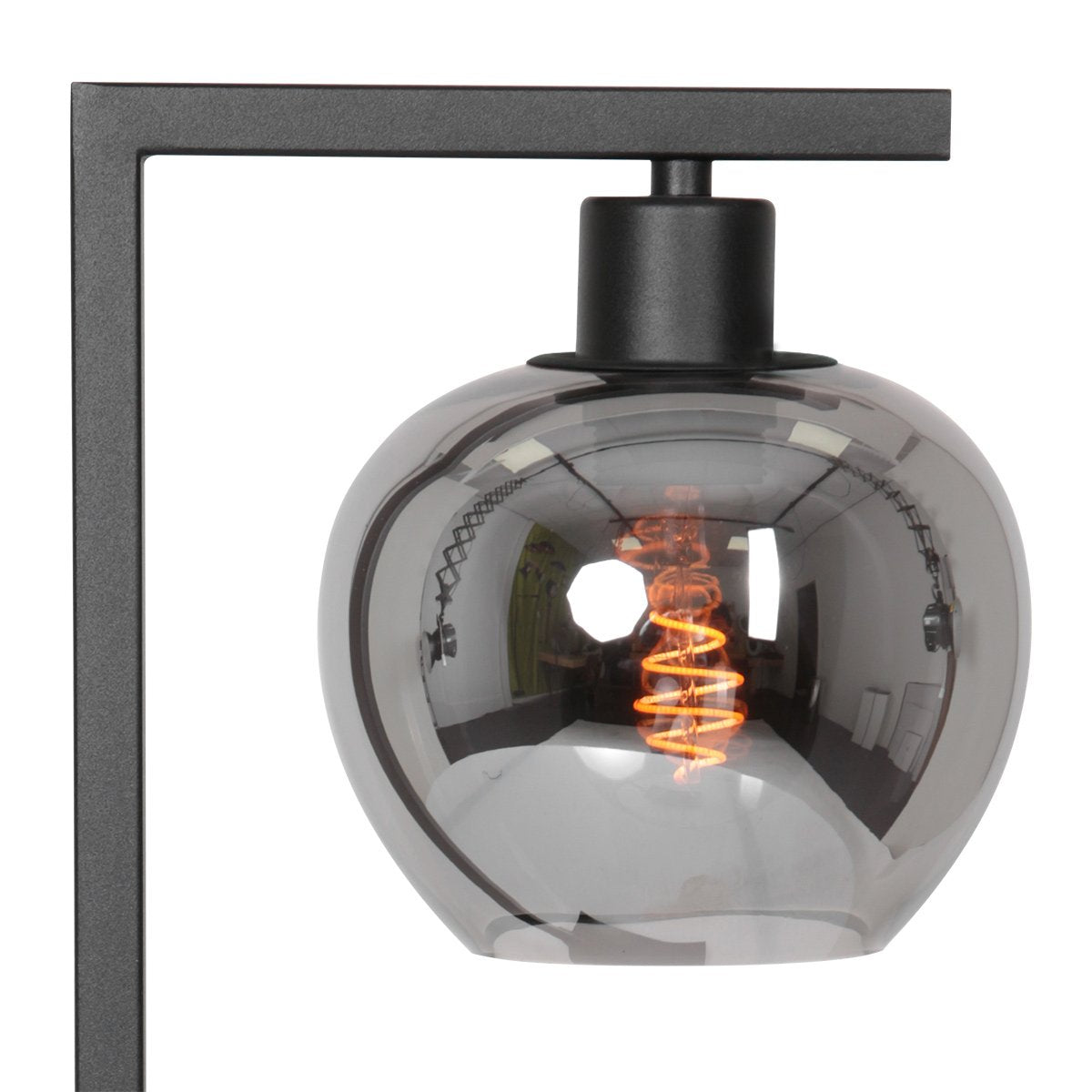 Lampe à poser Lotus noir