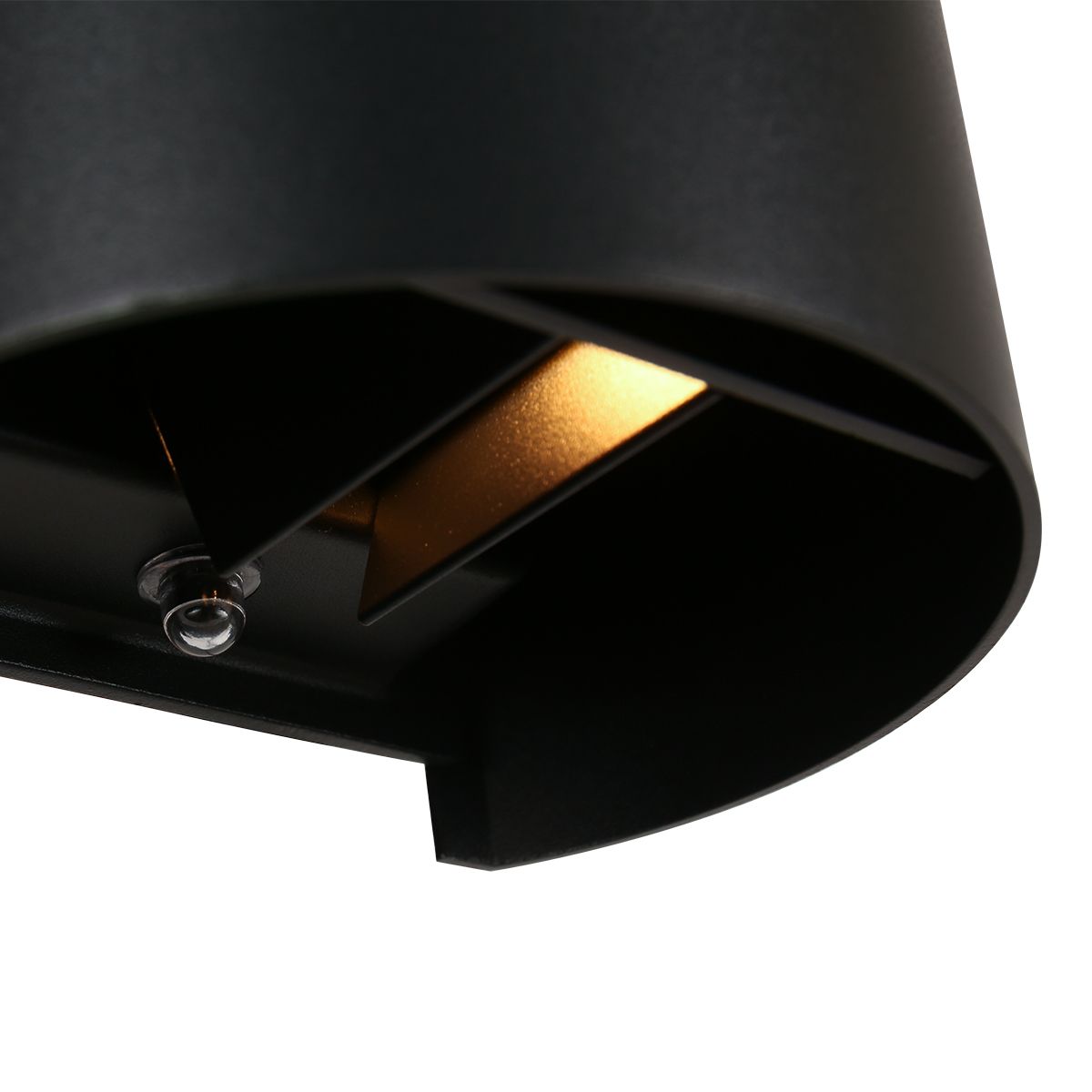 Applique extérieure noire Faro, double faisceau capteur crépusculaire – vue 5 – Designix.fr