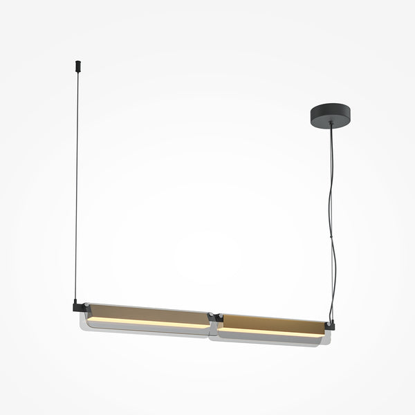Flat Suspension luminaire noir