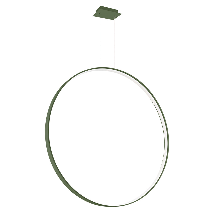 Lampe pendante RIO 110 golden LED 4000K Vert olive