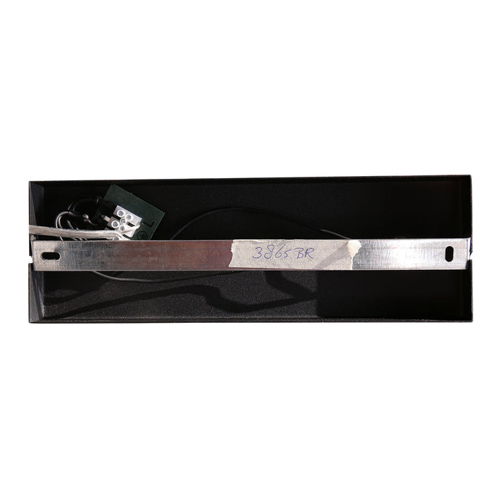 Applique Murale Bronze Verre Ambré | Xina
