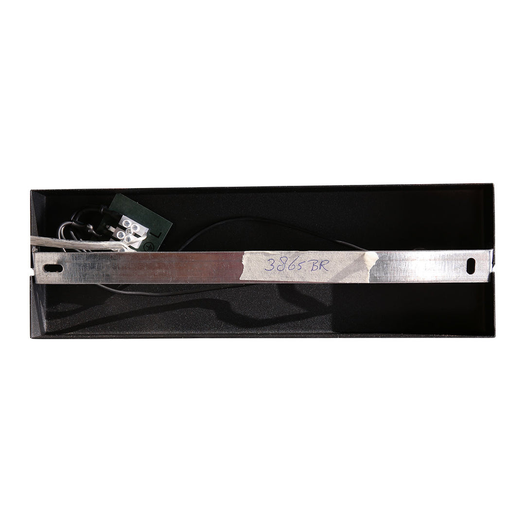 Applique Murale Bronze Verre Ambré | Xina