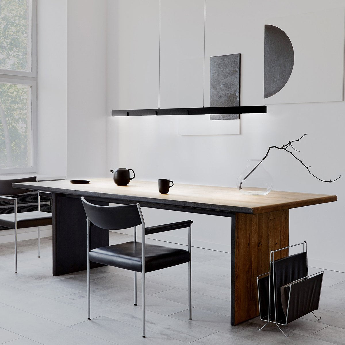 Suspension luminaire Bloc noir