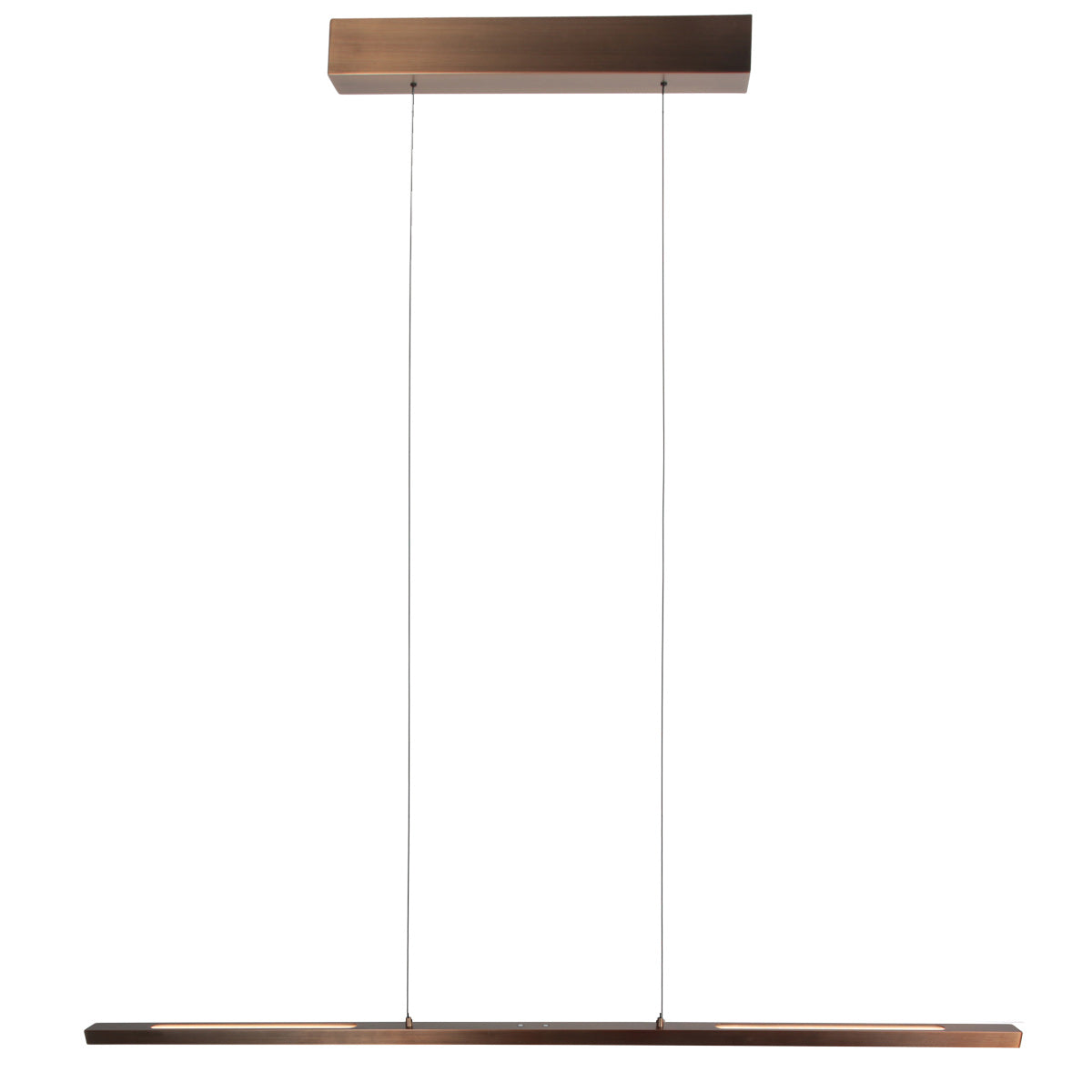Bande 3994BR suspension au design bronze avec variateurs tactiles et système de levage, largeur 114 cm