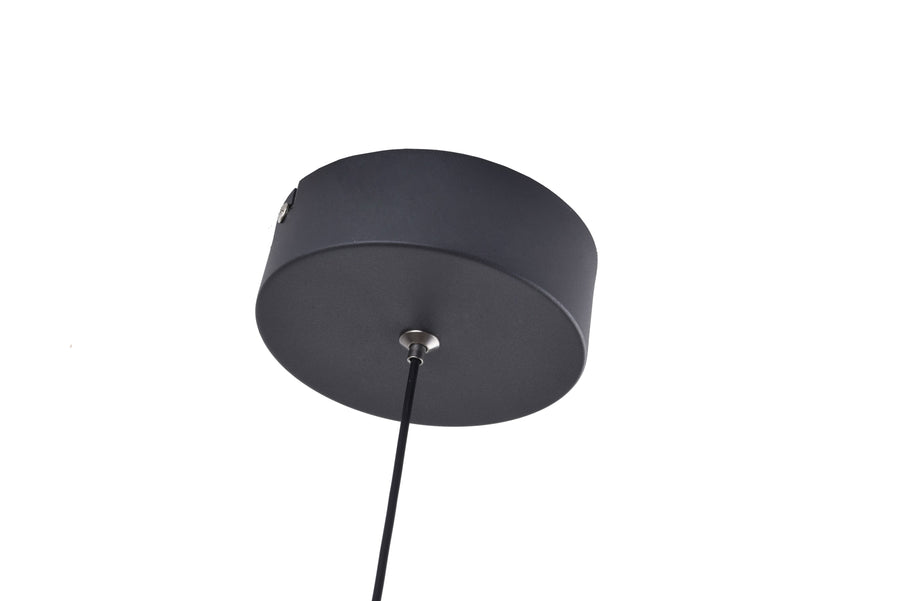 Suspension Nelson noire et dorée, verre (MD2291-1A-3BGN)