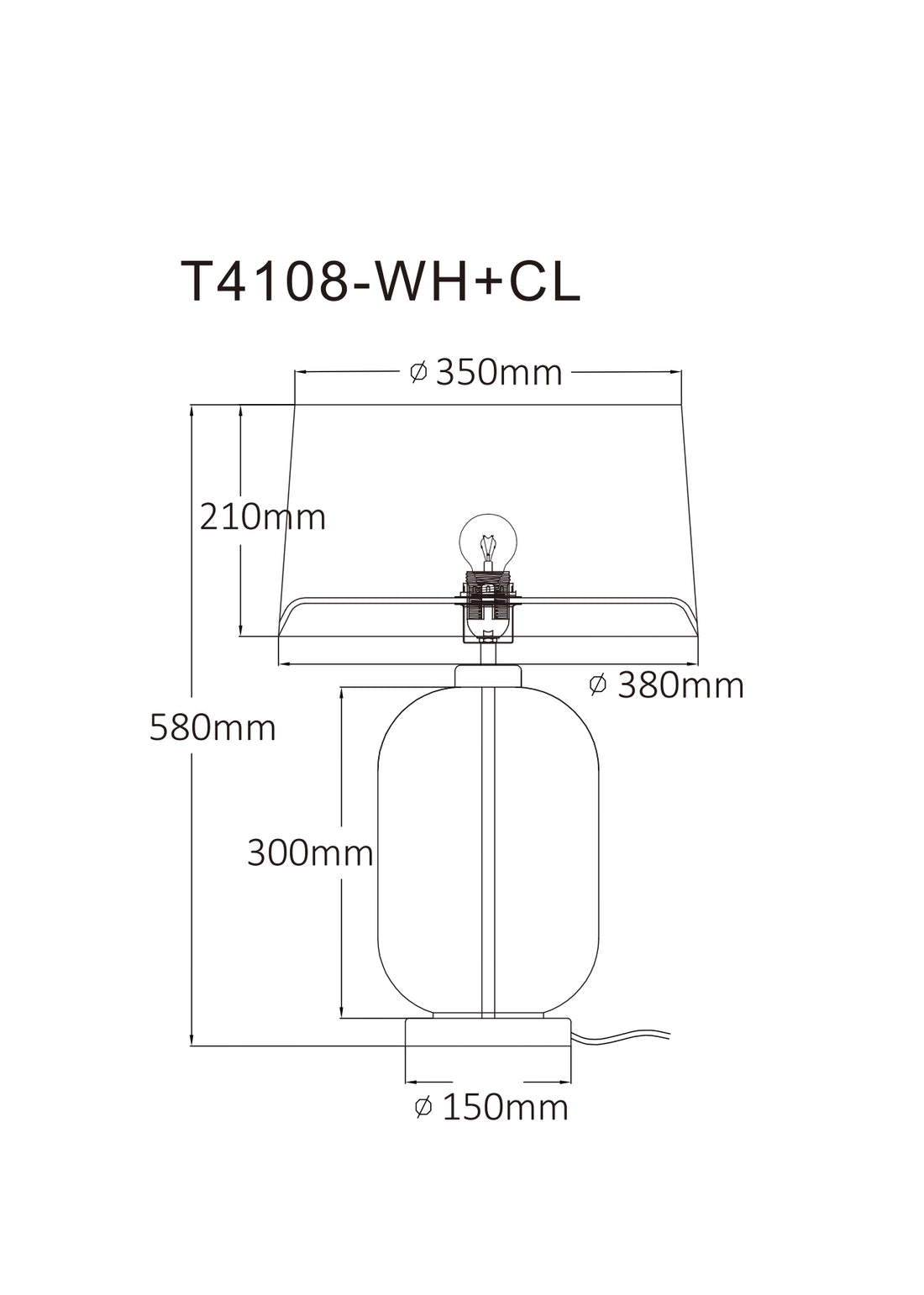 Lampe de chevet | Vaze