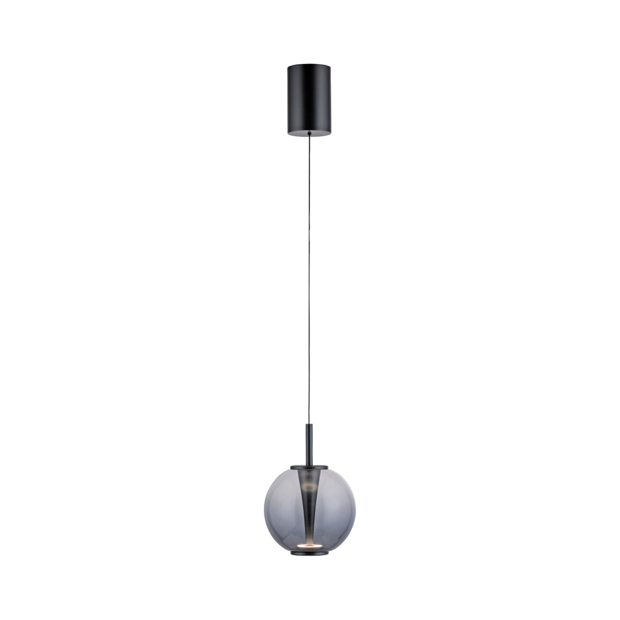 Suspension Pure Infinity grise, verre