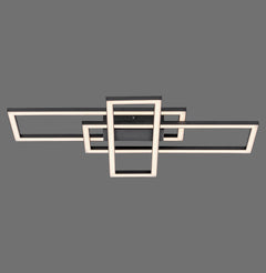 Plafonnier LED | Iven Noir H 65 cm