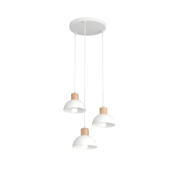 Suspension Seco 3 lumières blanche, Premium