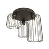 Plafonnier Barn 3 lumières noir, Premium