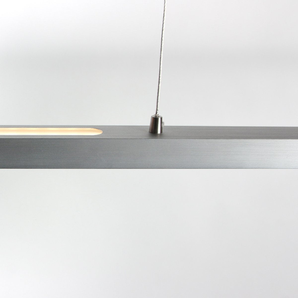 Suspension luminaire Bande argenté