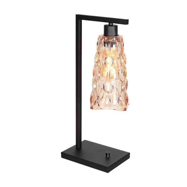 Lampe à poser Vidrio noir