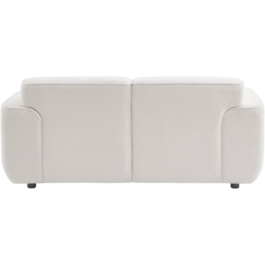 Alice'S Home - Canapé 2 Places. Tissu Bouclette. 2 Coussins Déhoussables. Wallas L 178 X P 97.5 X H 73Cm | Designix - Amazon    - https://designix.fr/