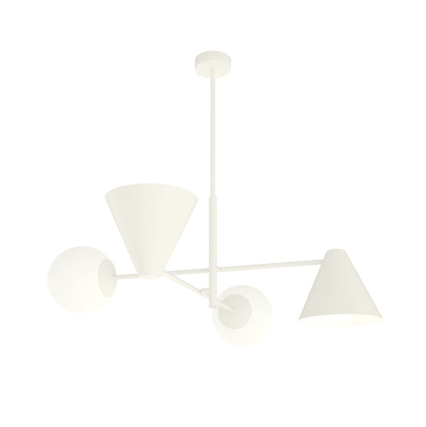 Lustre Hermès 4 lumières blanc