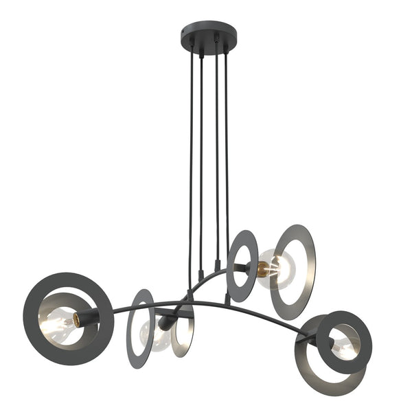 Suspension Euphoria 4 lumières noire