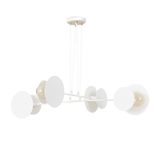 Suspension Idea 4 lumières blanche