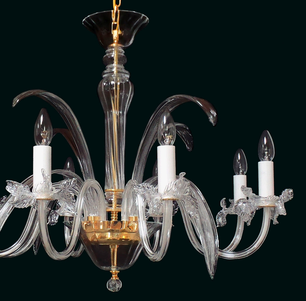Lustre en verre transparent EL450800