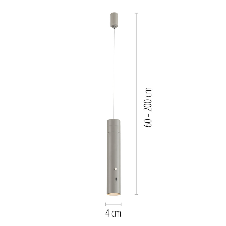 Suspension Attach grise