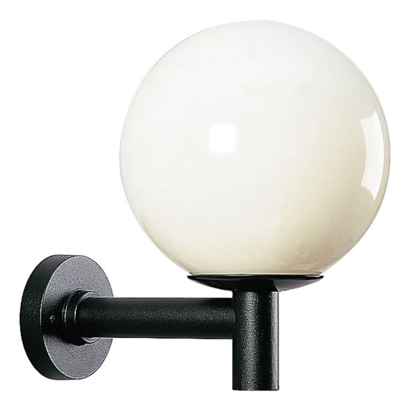 Applique d'extérieur en aluminium, noir et blanc, Ø 35 cm, IP44