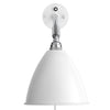 Applique murale Bestlite BL7 en laiton, blanc et chromé, Ø 16 cm