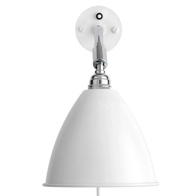 Applique murale Bestlite BL7 en laiton, blanc et chromé, Ø 16 cm