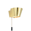 Applique murale 9464 en métal, laiton brillant, hauteur 13,5 cm