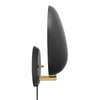 Applique murale Cobra en acier, noir, hauteur 33,3 cm, 28 W, largeur 28,9 cm, modèle 2