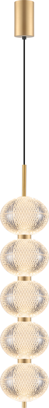 Suspension luminaire | Galatea Dorée H 120 cm