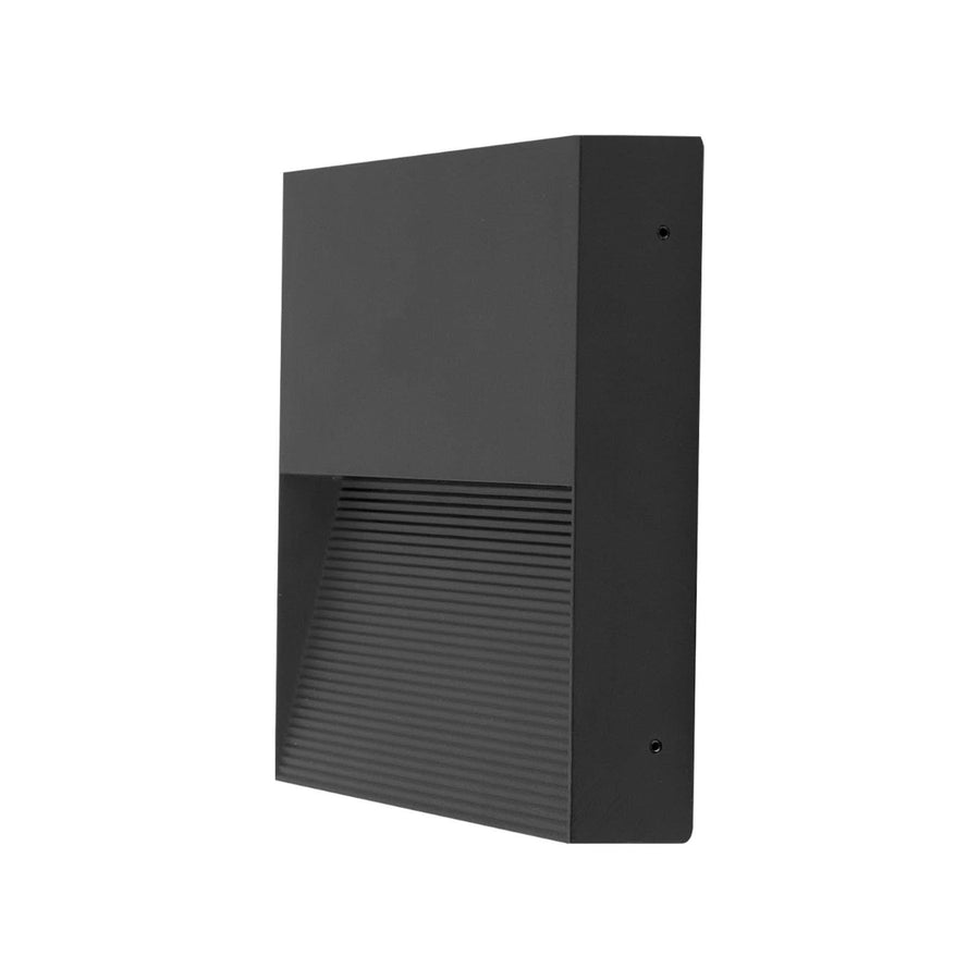 Applique d'extérieur LED Direxus 18x18cm en aluminium, anthracite, hauteur 18 cm, IP65