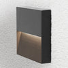 Applique d'extérieur LED Direxus 18x18cm en aluminium, anthracite, hauteur 18 cm, IP65
