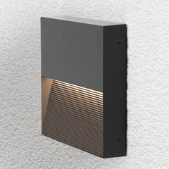 Applique d'extérieur LED Direxus 18x18cm en aluminium, anthracite, hauteur 18 cm, IP65