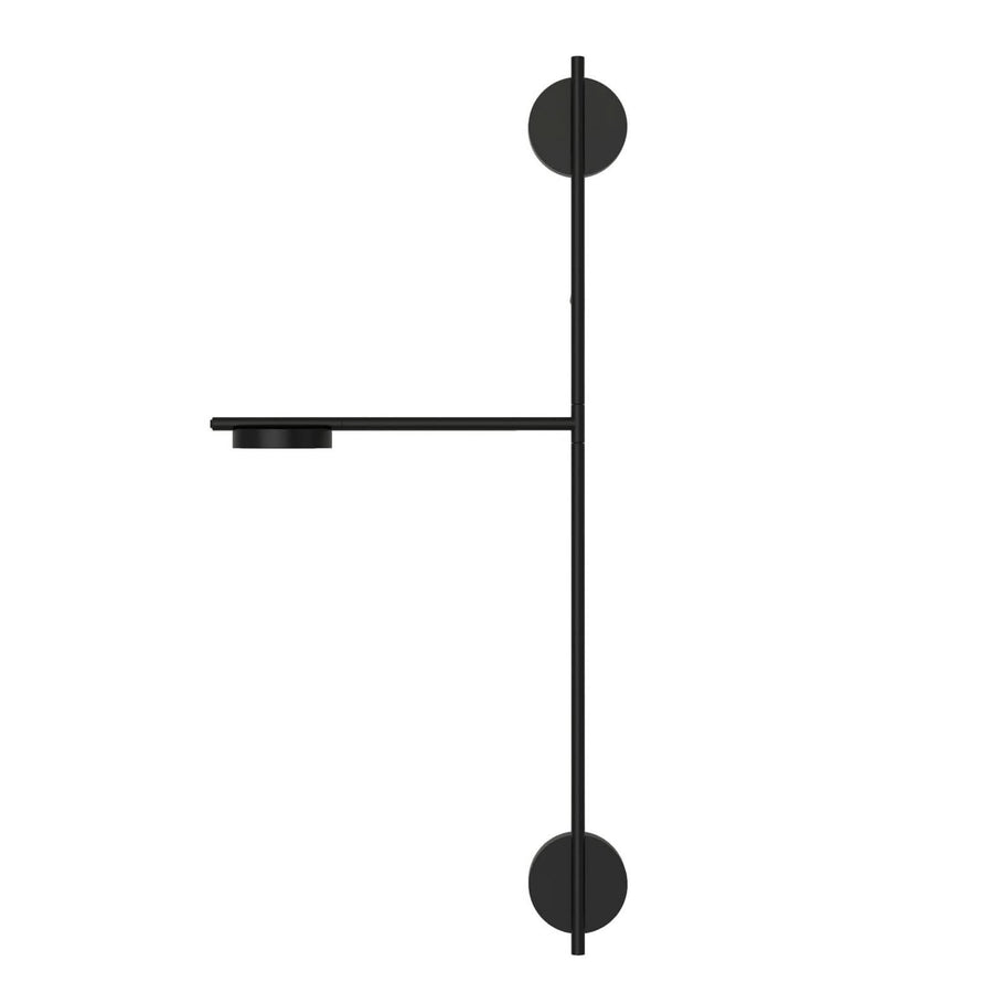 Applique murale LED Igram en aluminium, noir, hauteur 94 cm