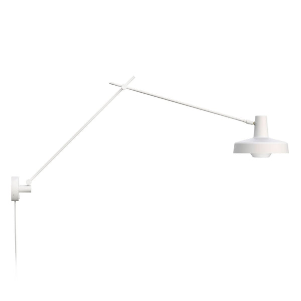 Applique murale Arigato en aluminium, blanc, Ø 23 cm, 70 W, modèle 2