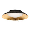 Plafonnier Brotke 4127ZW noir et doré dimmable en 3 étapes